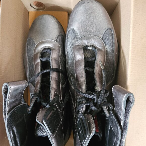 Vintage Prada Hi Top Sneakers - Picture 1 of 2
